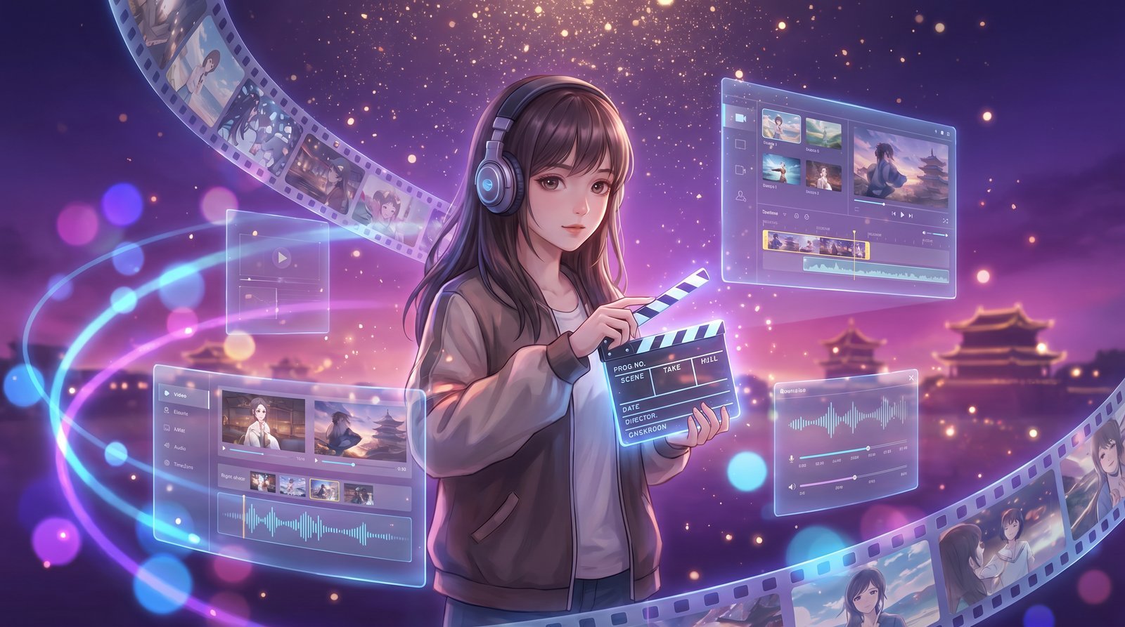 陈美娇原创动漫剪辑场景