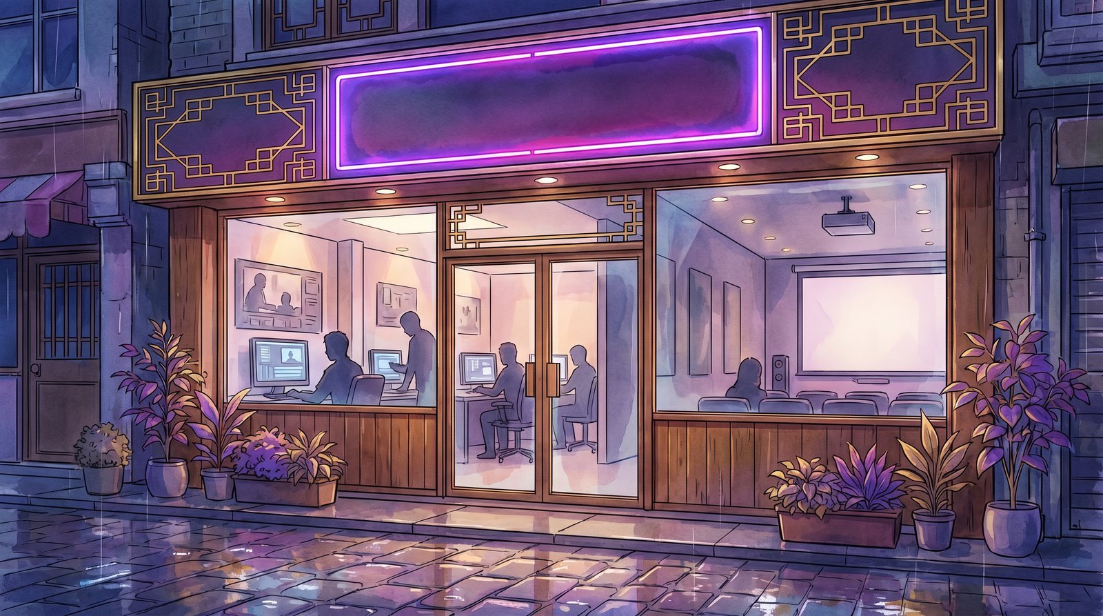 陈美娇实体影视传媒公司门店