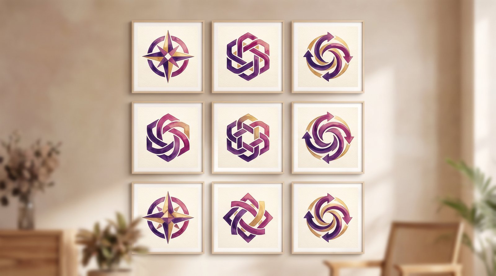 陈美娇合作影视动漫品牌Logo墙
